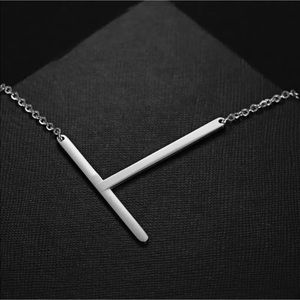 Initial “T” Necklace